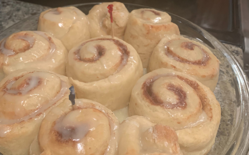 Cinnamon rolls made with so much love